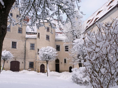 Schloss Nossen im Schnee